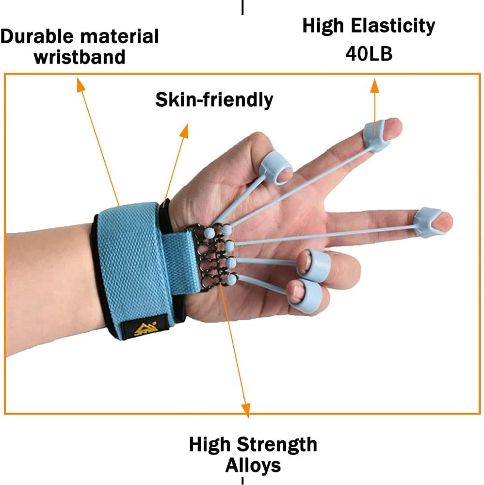 Finger Strengthener Hand Grip Strength Trainer Finger Extension Stretcher Exerci