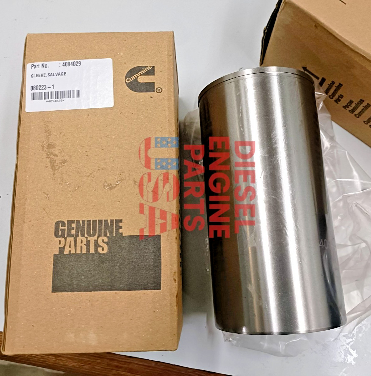 Original Cylinder Liner 102mm for Cummins 5.9 6B 6BT 6BTA ( 6 Pcs ) 4094029