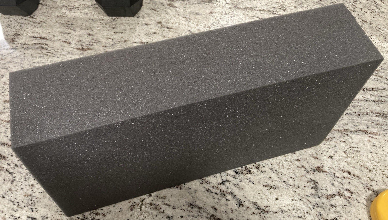 17.5” X 9.75” X 4” High Density Foam, New, Grey,
