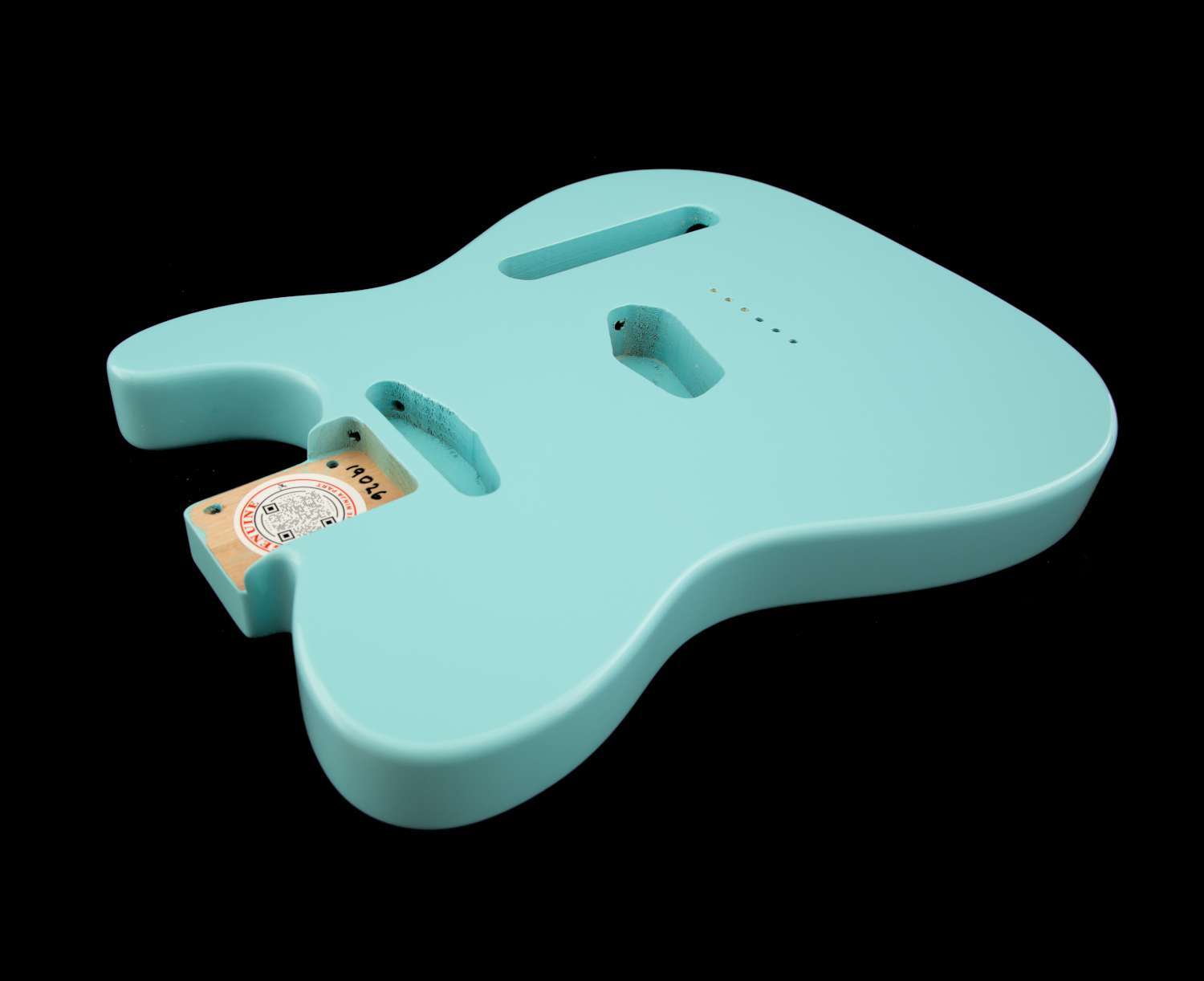Tone Ninja Tele Body, Alder, 2 piece, Gloss poly Sonic Blue