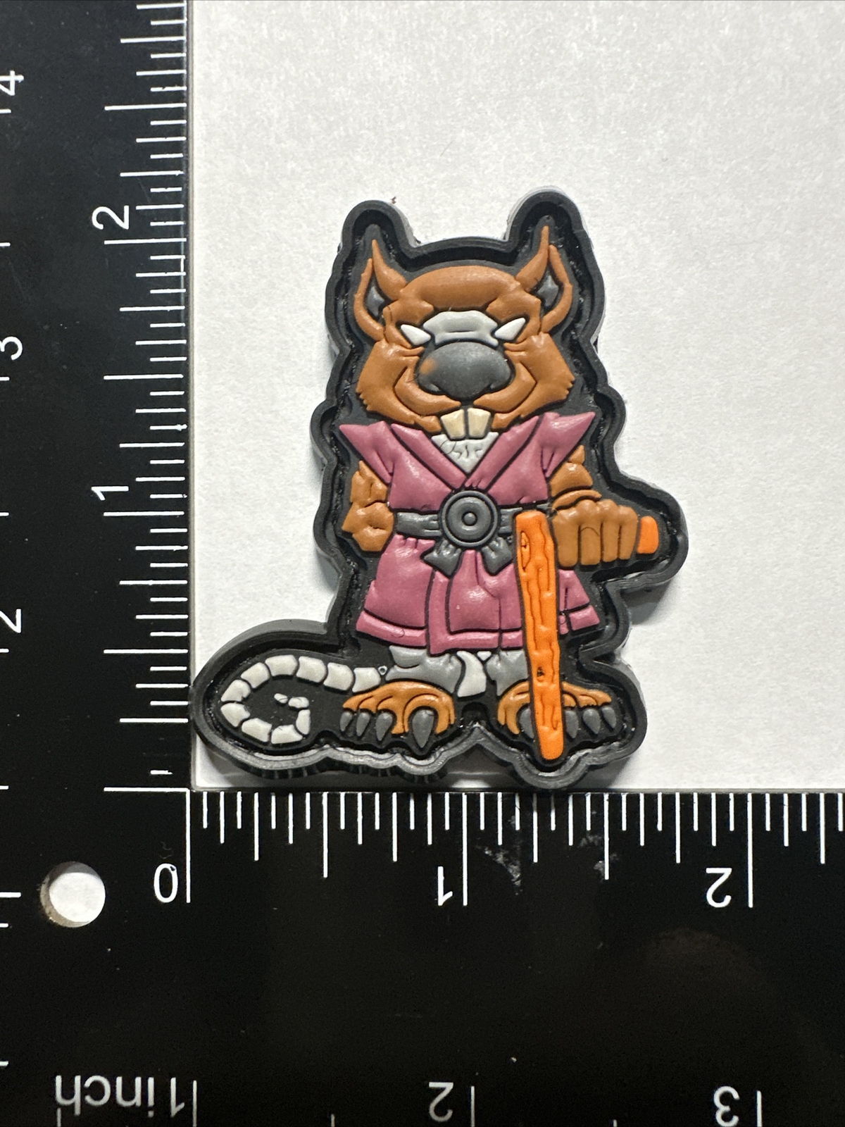 Master Splinter tmnt pvc rubber morale ranger eye patch Edc