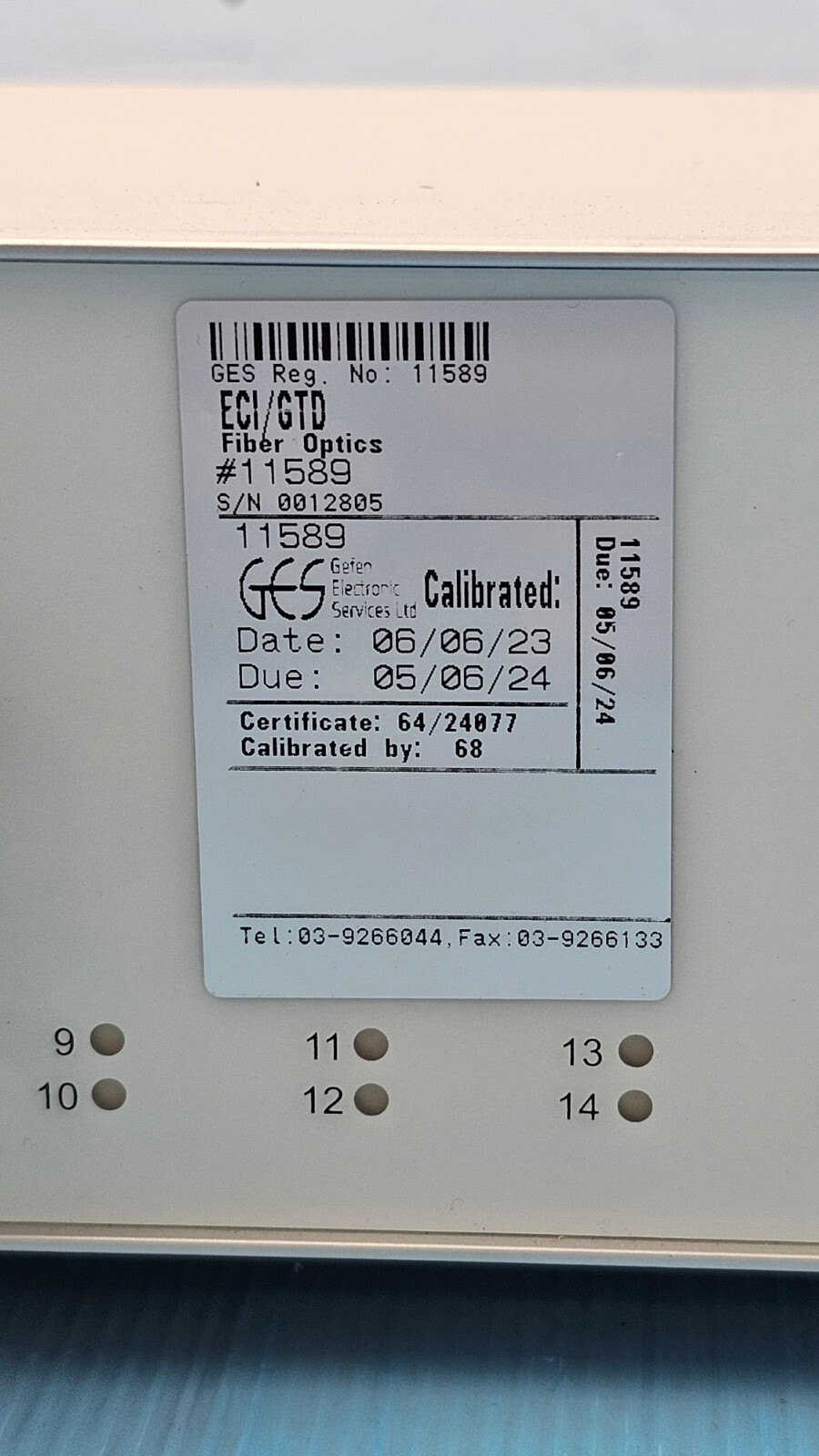 OptoTest OP710 Multi-Channel Optical Power Meter OP710-8-IN1