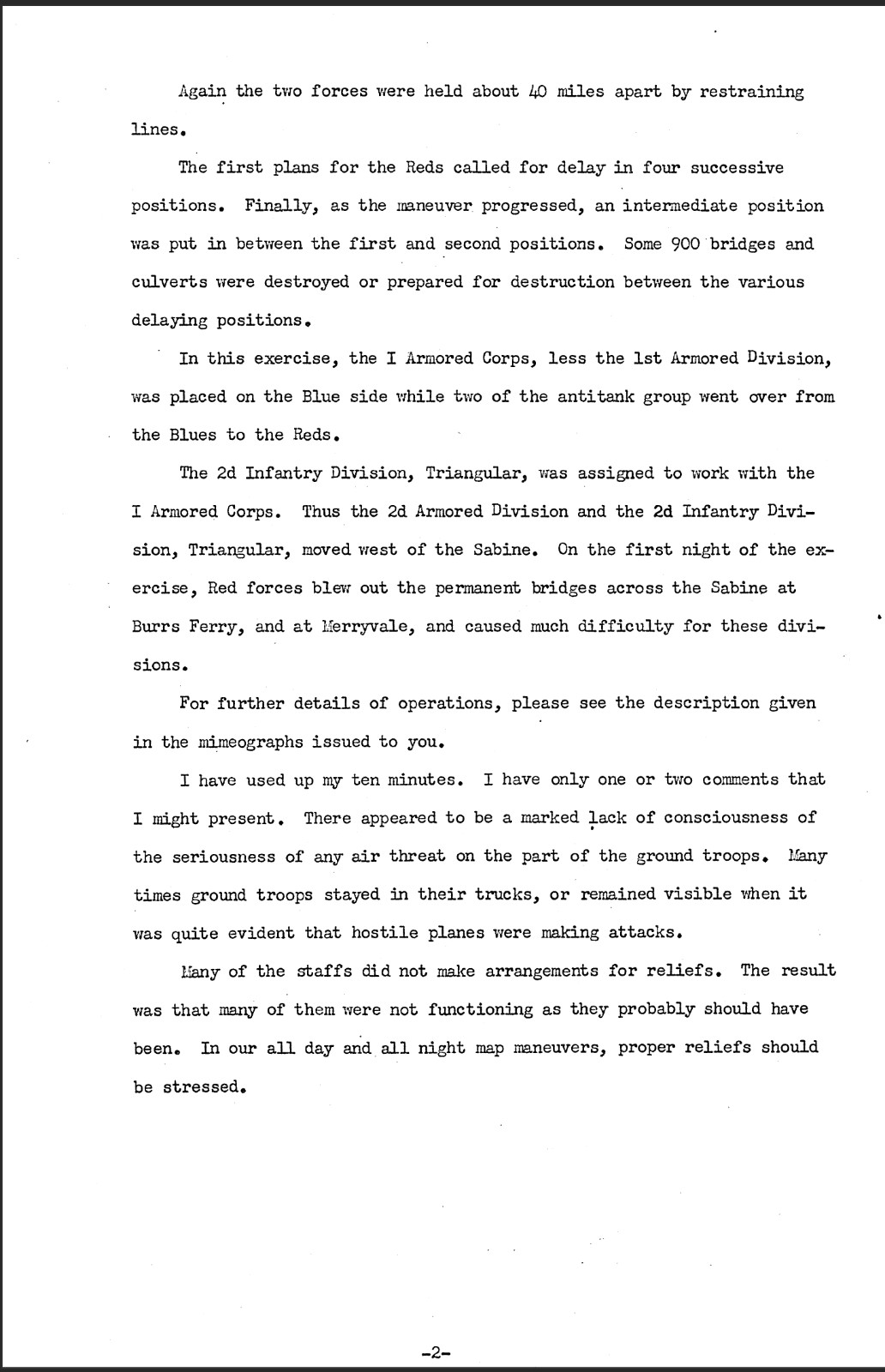 46 Page 1941 Second & Third Army Maneuvers In Louisiana History Study on Data CD