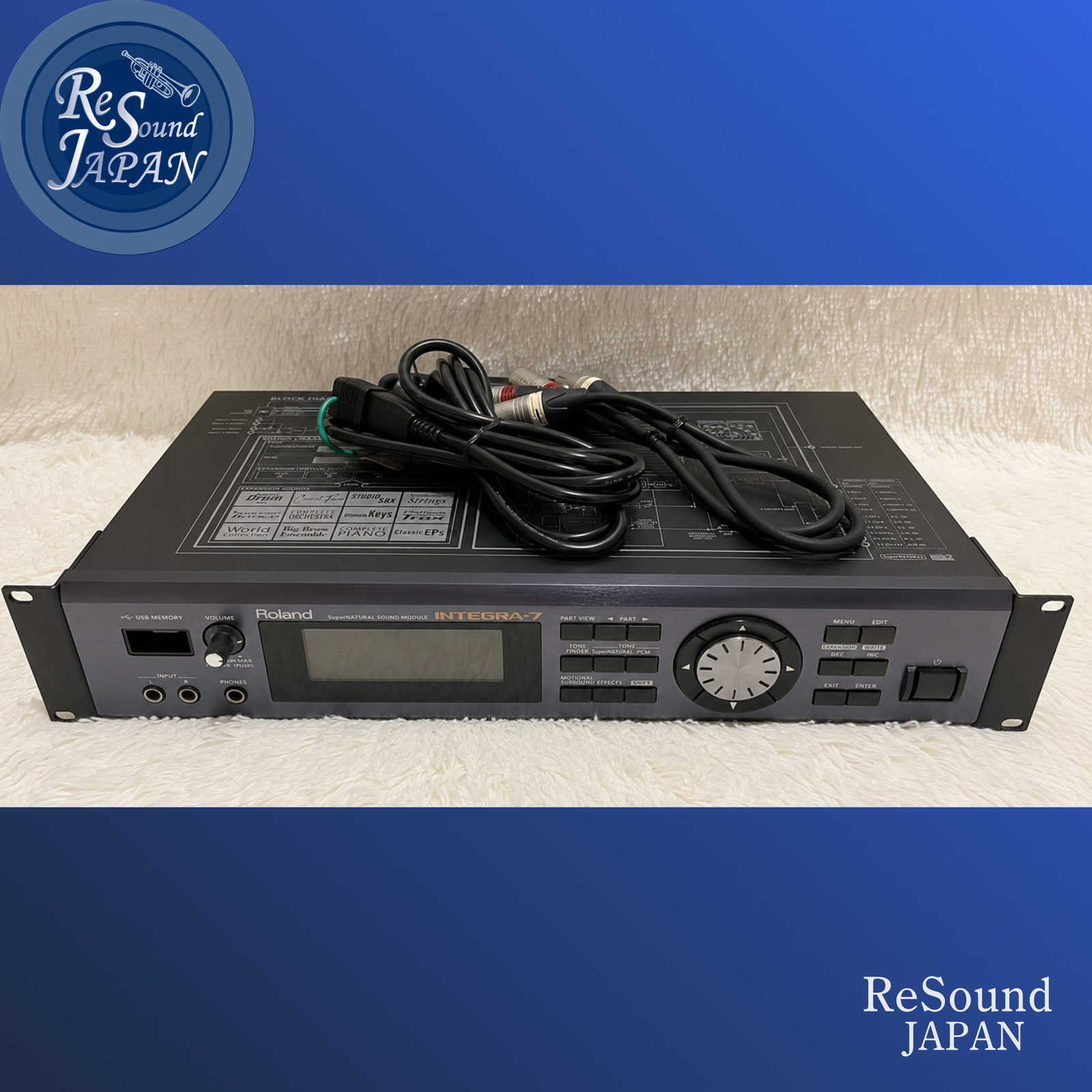 Roland INTEGRA-7 Super NATURAL Sound Module Rack Japan USED