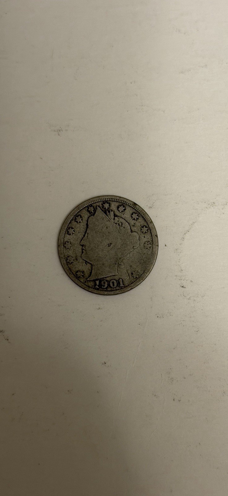 1901 V Nickel