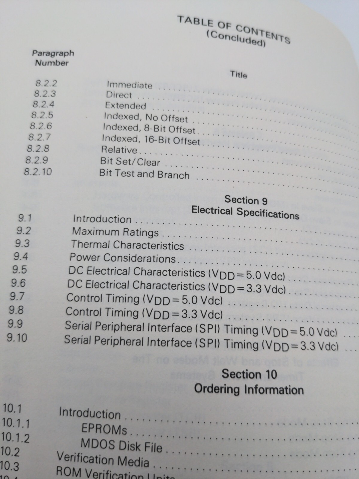 MOTOROLA MC68HC05C4 Semiconductor Chip Advance Information Reference Guide 1983