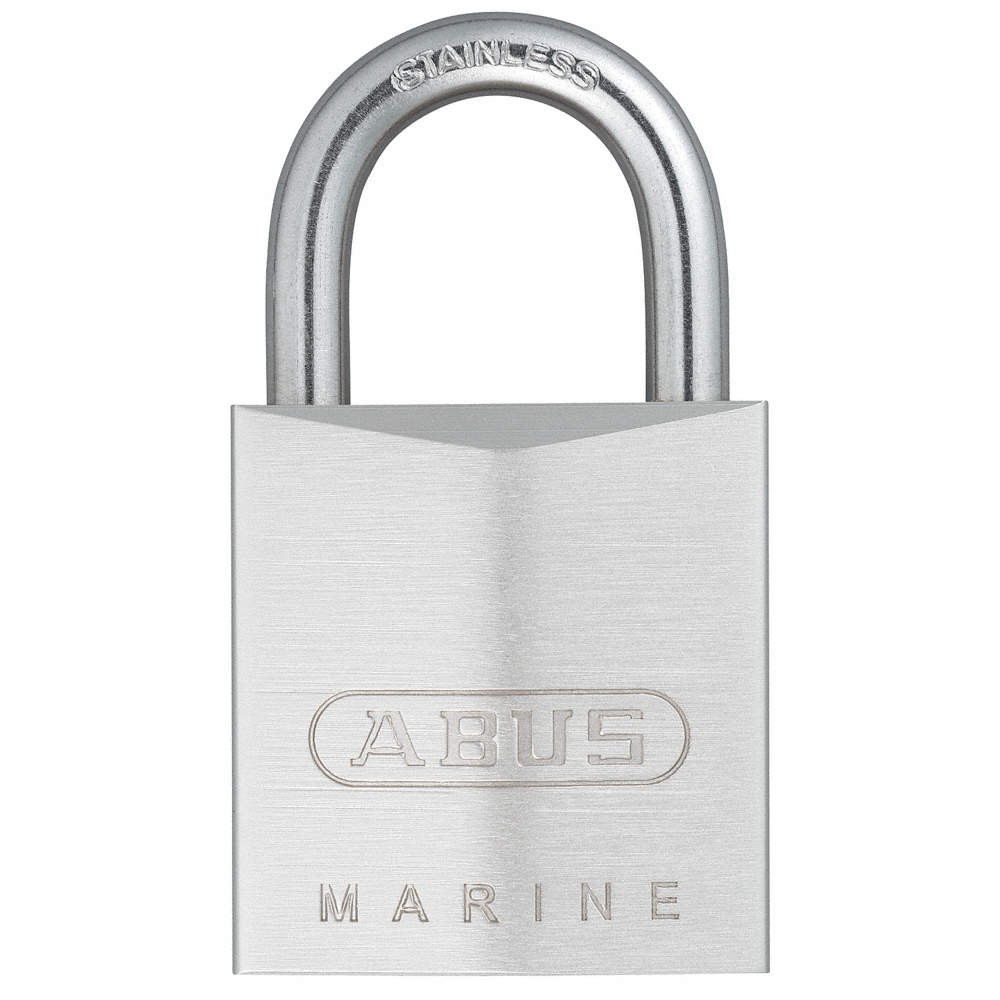ABUS 75IB/30 KA Keyed Padlock, 5/8 in,Rectangle,Silver 5JKV0
