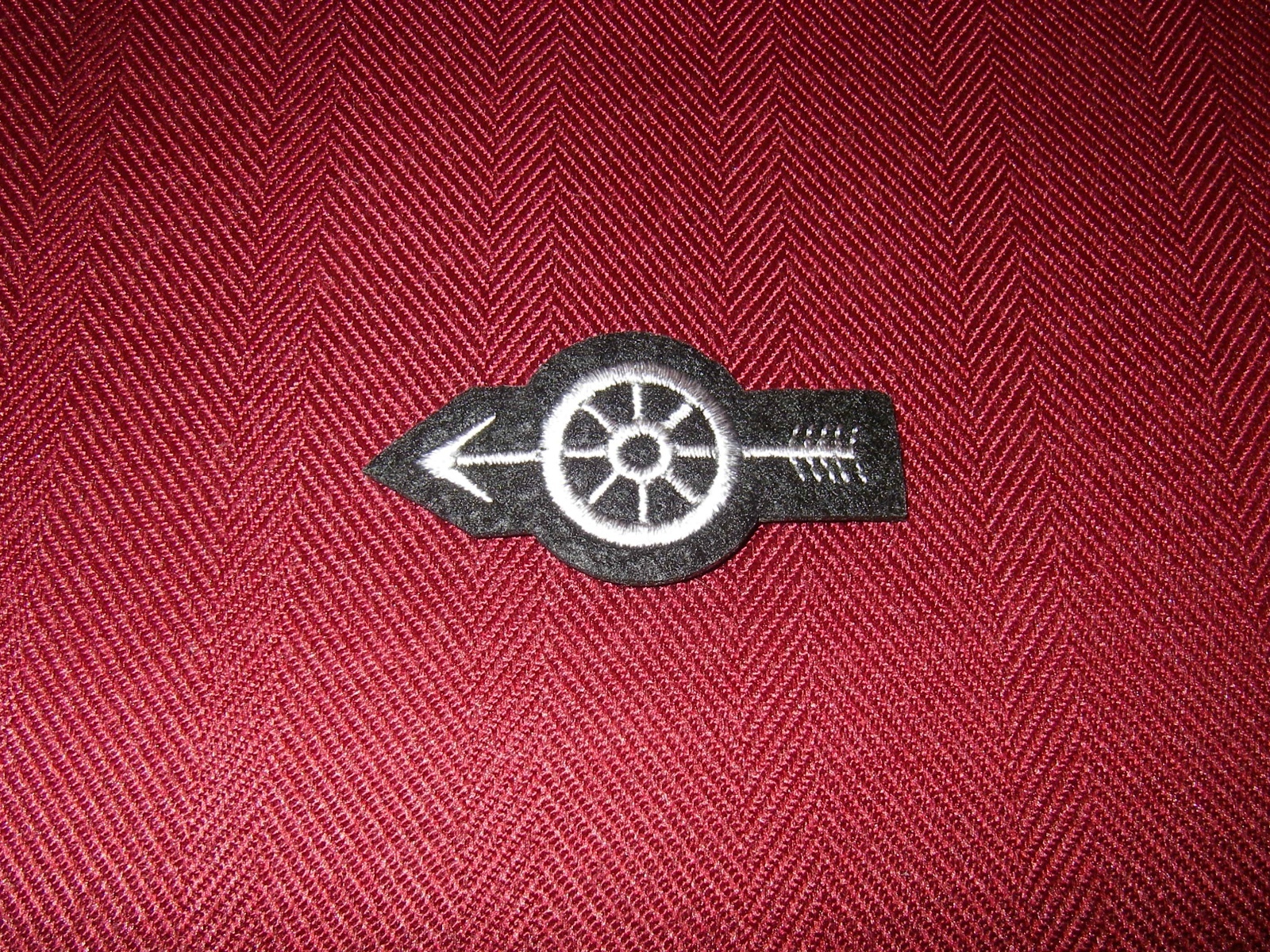 Los Angeles Motor Patch Wheel and Arrow