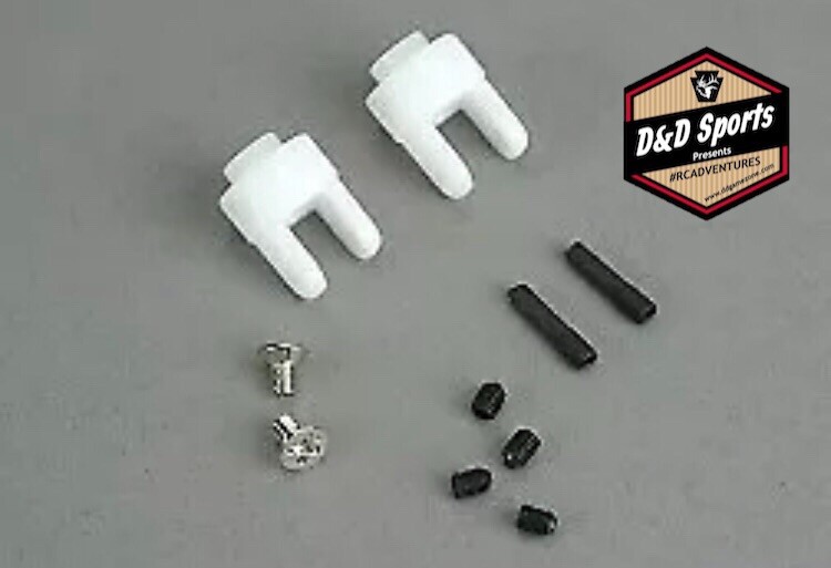 Traxxas 4628 Nylon Differential Output Yokes, White (pair)