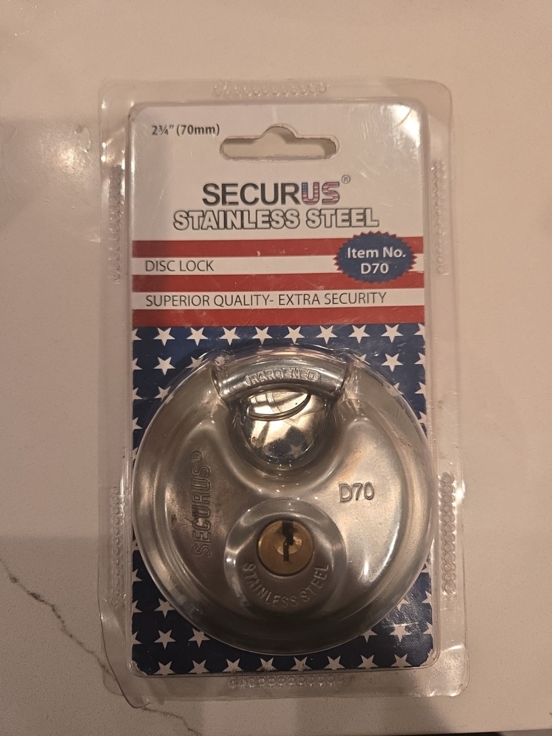 New SECURUS Stainless Steel Disc Lock Superior Quality Secure Storage Unit