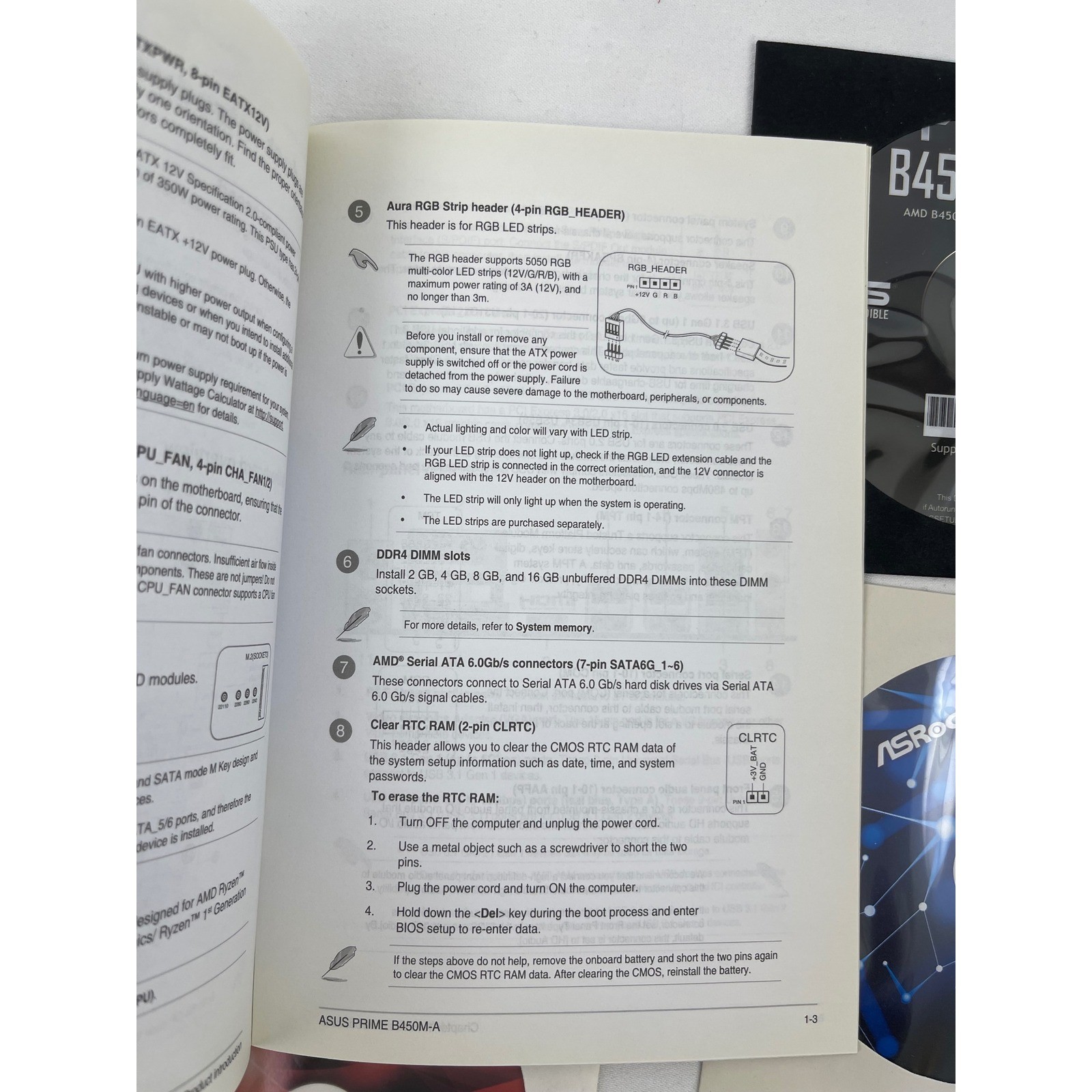 ASUS Prime B450M-A Motherboard User Guide & Support DVD Driver Bundle AMD B450