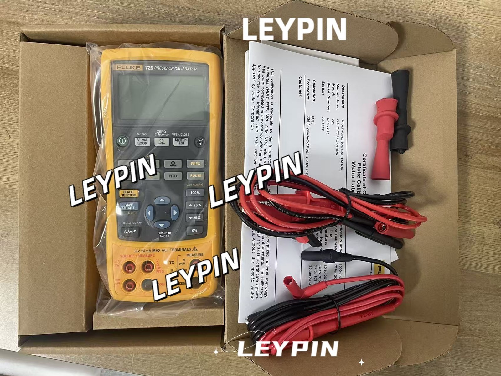 95%New Fluke 726 Multifunction Process Calibrator Calibrated /stock