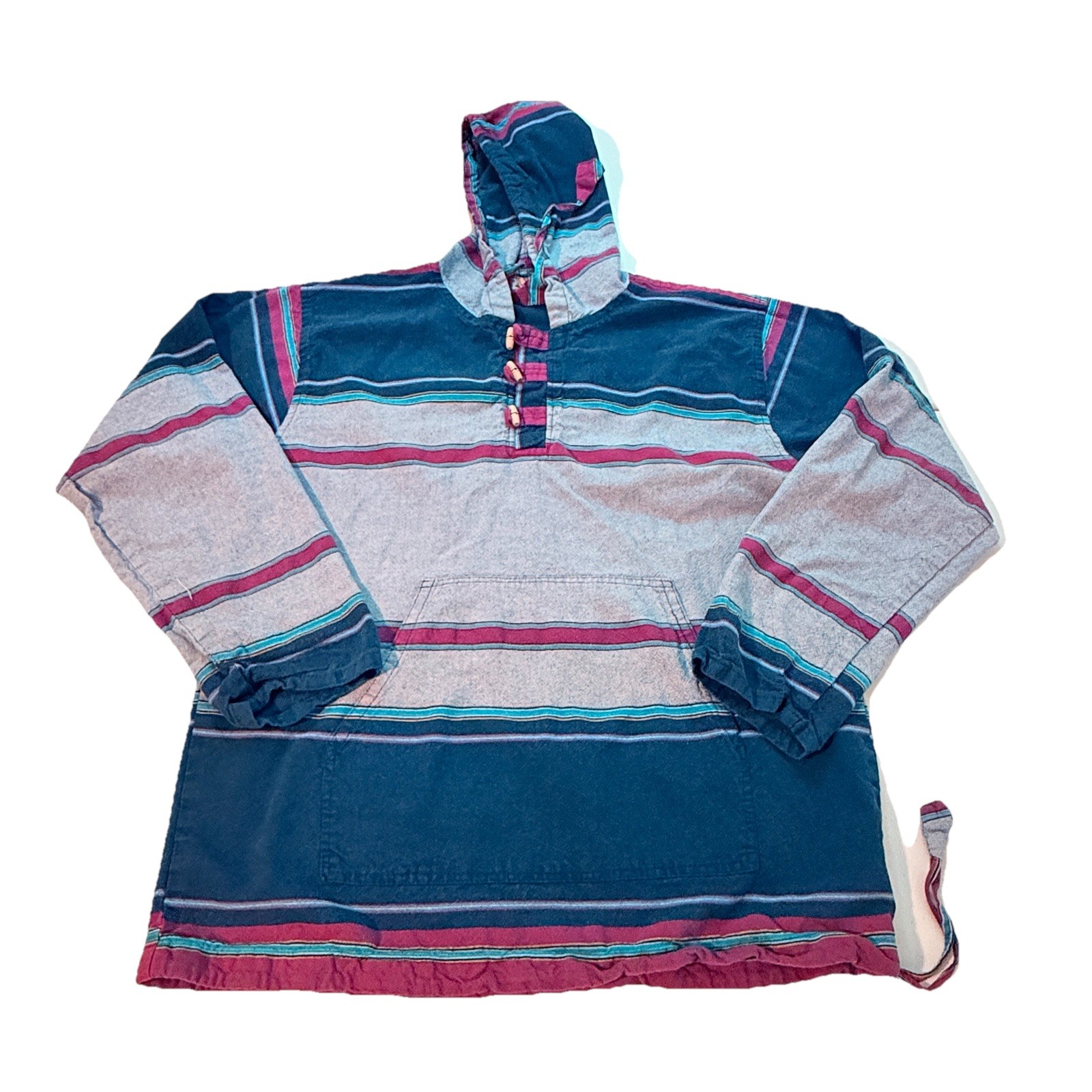 Grateful Dead Gypsy Rose Hoodie Mens Medium Steal Your Face Baja Jerga