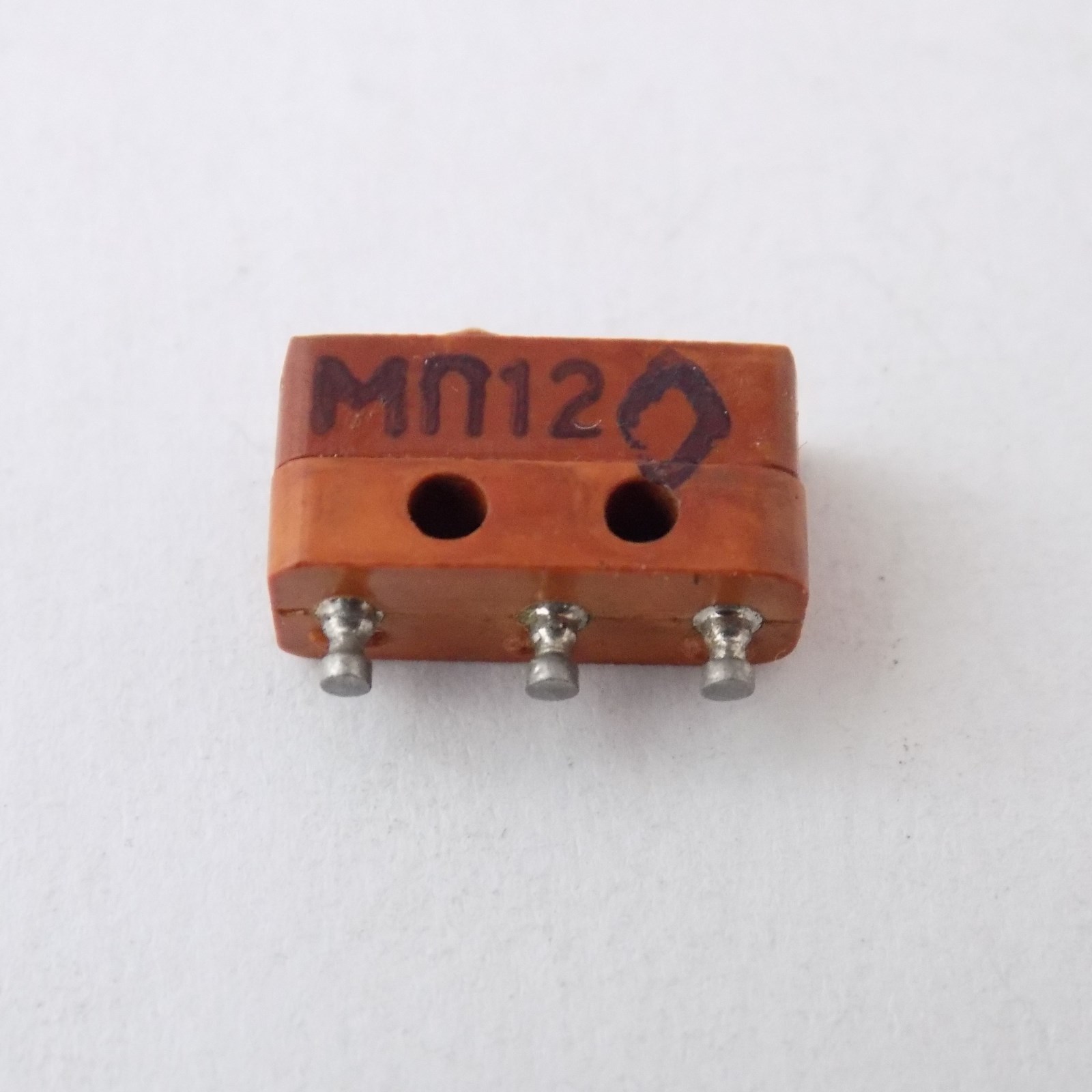 1x MP12  MP-12V (МП-12В) Microswitch 36V 0.5A Push Button USSR