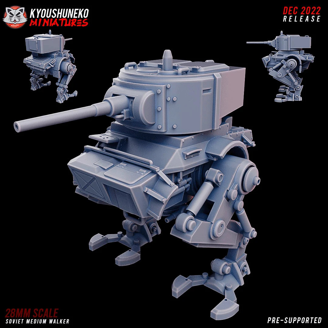 WW2 Soviet Medium Mech - 15-60mm WW2 Army - Resin Tabletop Miniature