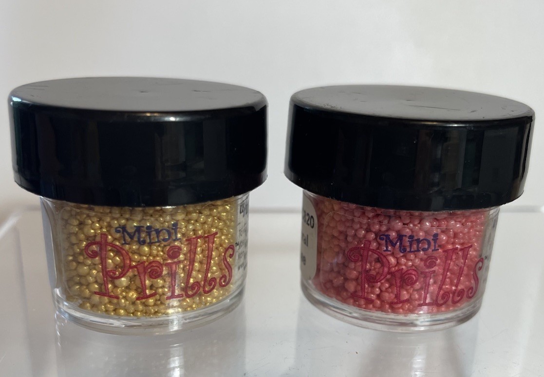 USArtQUEST Mini Prills Heart Of Gold #ANC804 & Coral See #ANC820 Flower Stamens