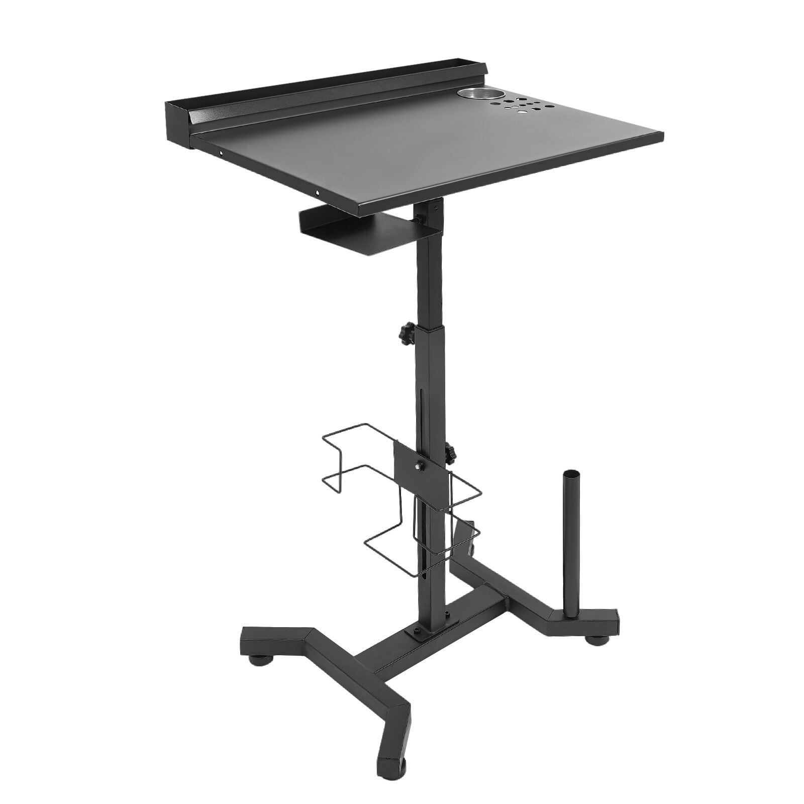 Salon Table Station Portable Mobile Station Table Station With Adjustable Height