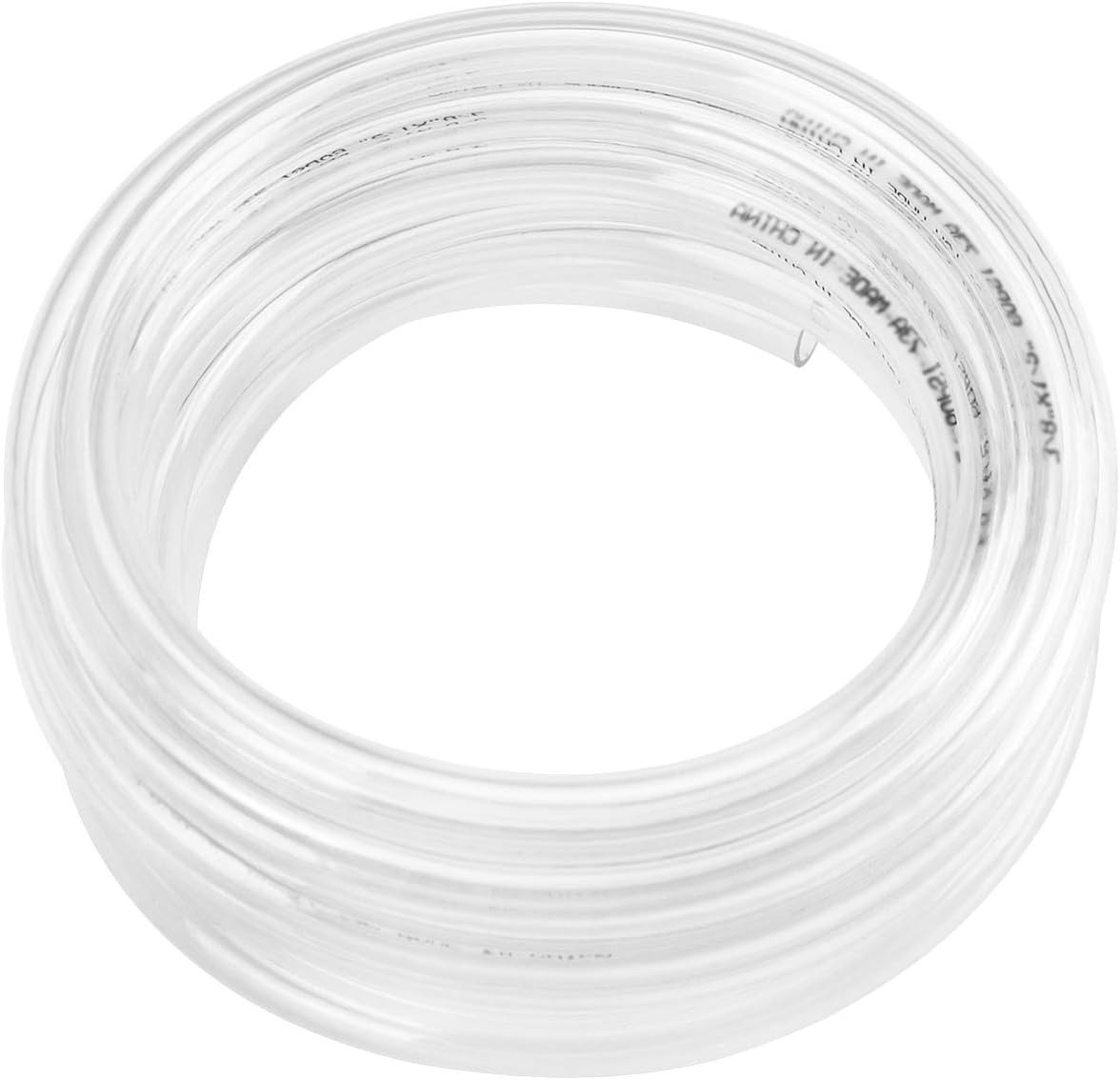 Eastrans Clear Vinyl Tubing Flexible PVC Tubing, Hybrid ID 3/8 INCH,