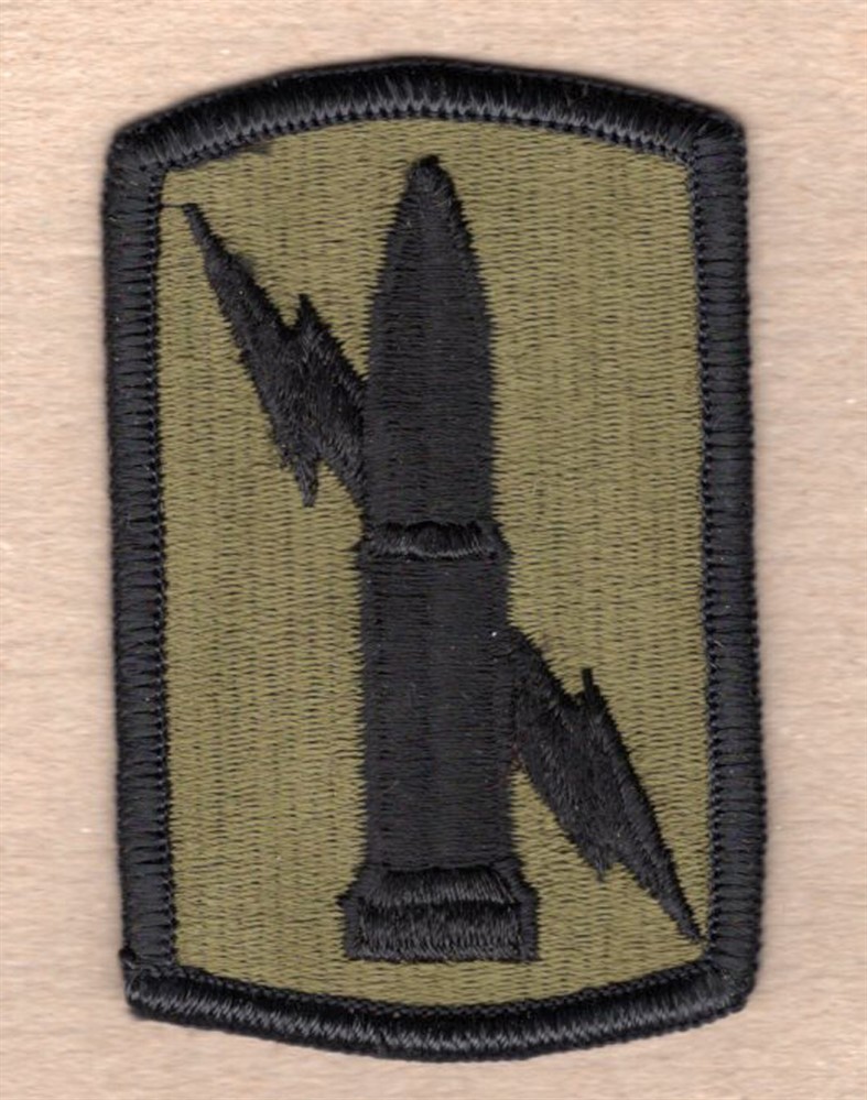 Army Patch: 224th Field Artillery Brigade - subdued, merrowed edge