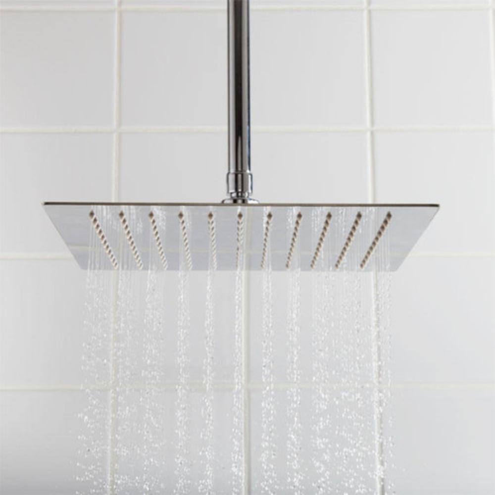 12" Square Stainless Steel Shower Head-12"(300mmx300mm)-Polished Stainless Steel