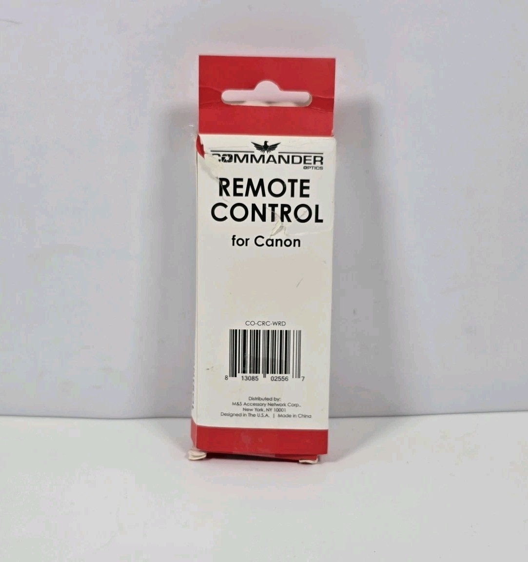 COMMANDER RS-60E3 2.5 Jack Remote Control For Canon Camera NEW