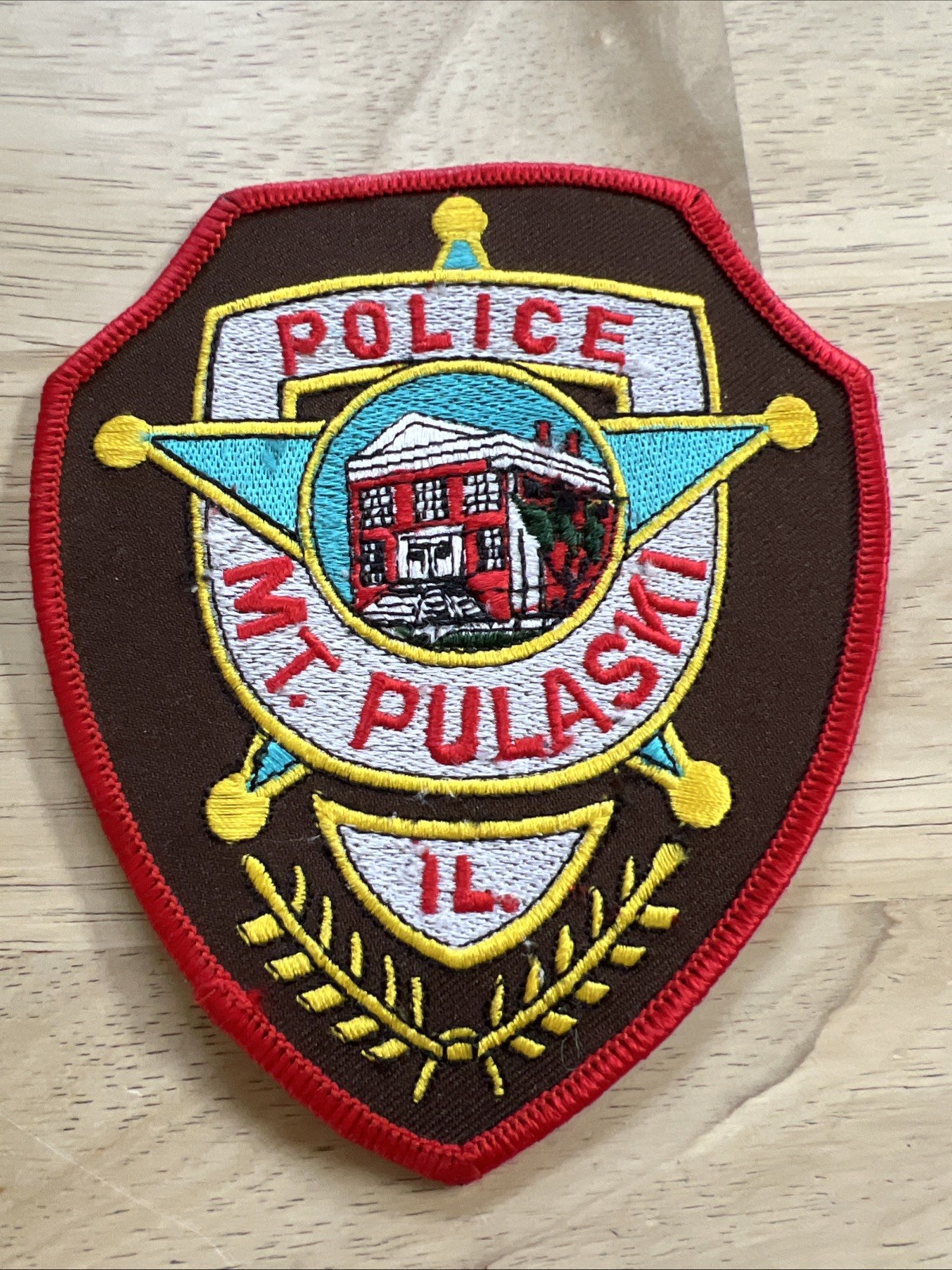 Mt. Pulaski (Illinois) Shoulder Patch - NEW