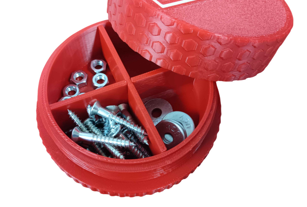 Craftsman Tools Threaded Container – Screw & Parts Heatproof Storage Box
