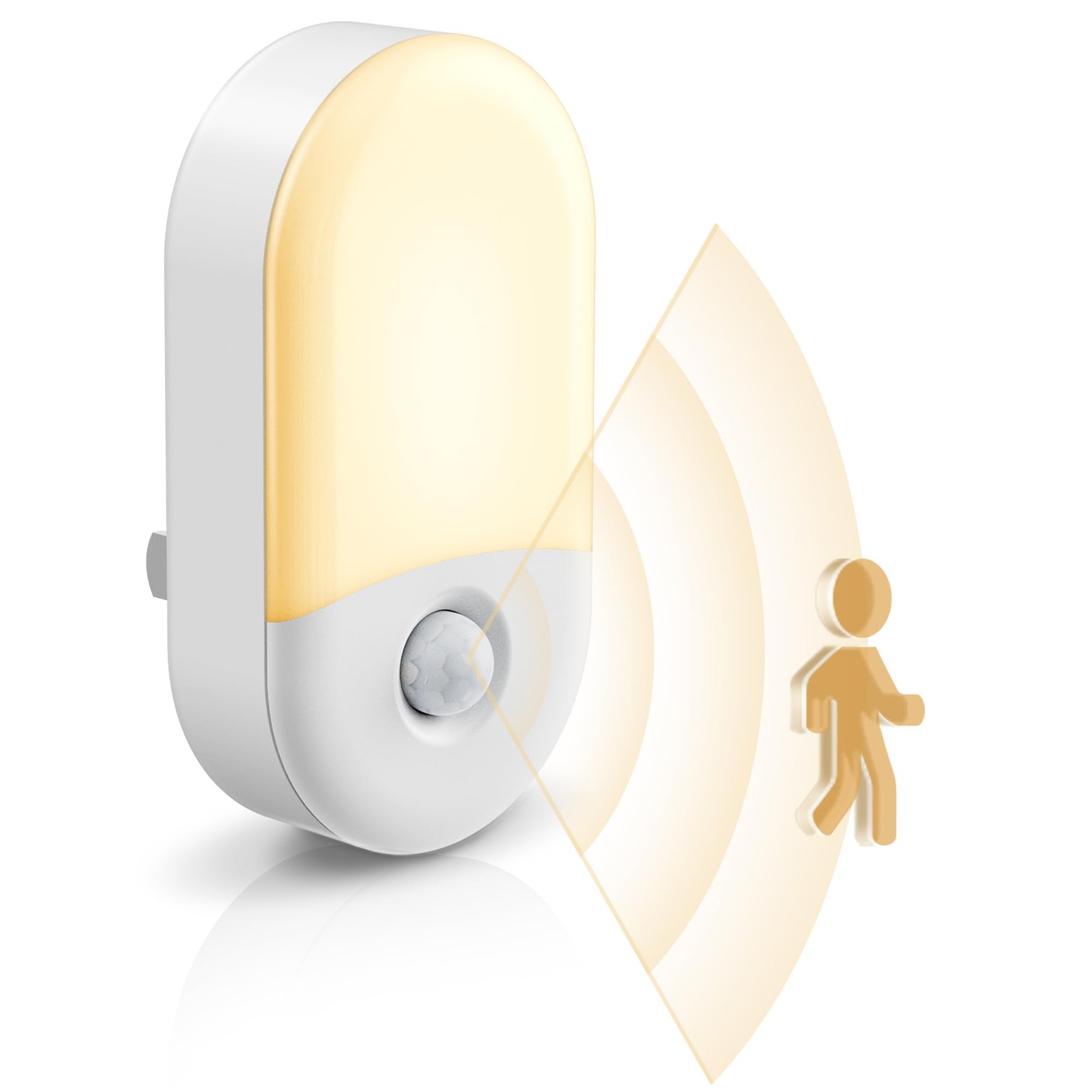 L LOHAS LED Motion Sensor Night Light, 2Pack, 2 PACKS, Soft White