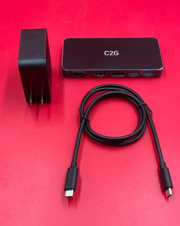 Cables to Go USB-C HDMI Docking Station 54439 ✅❤️✅❤️ NEW! OPEN BOX!