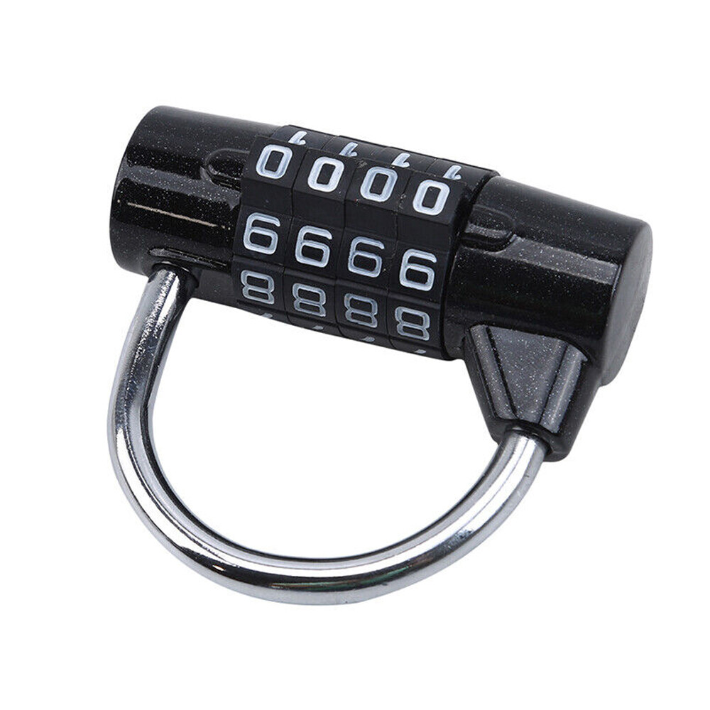 4-Digital Combination Lock Security Padlock Zinc Alloy Waterproof Number Lock