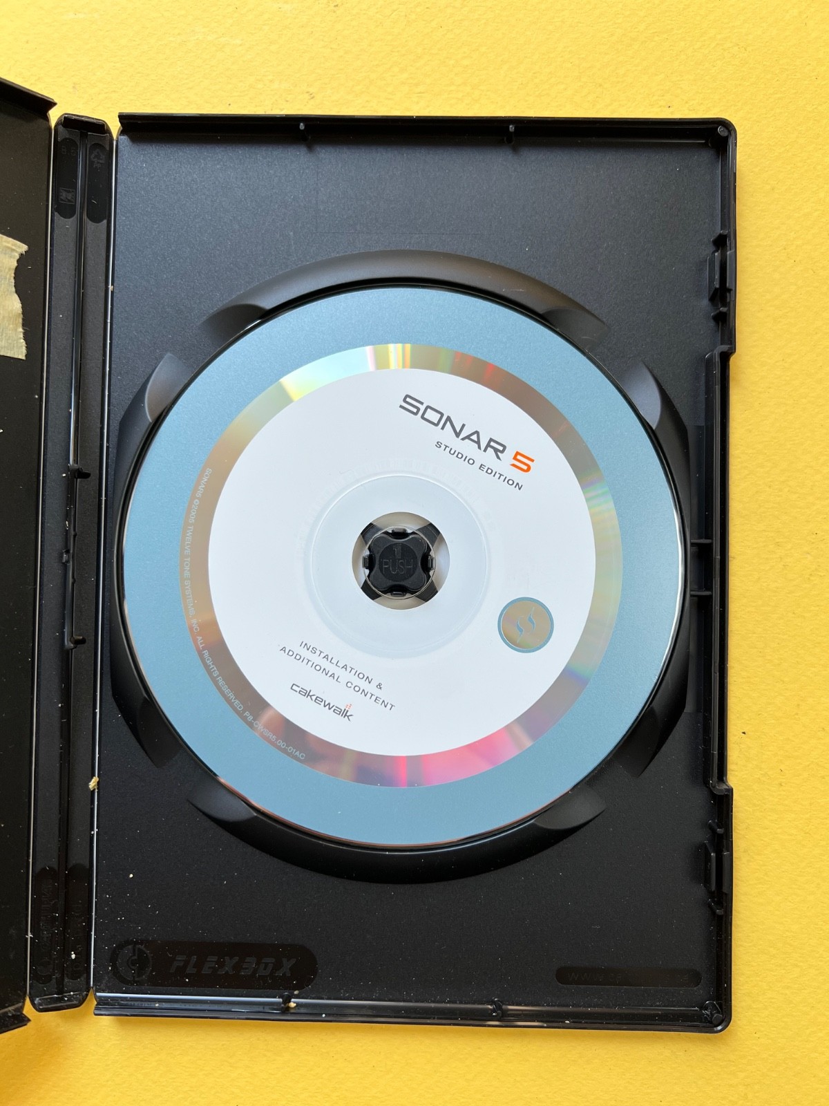Cakewalk SONAR 5 Studio Edition DAW Software CD w/ Case Windows + Serial