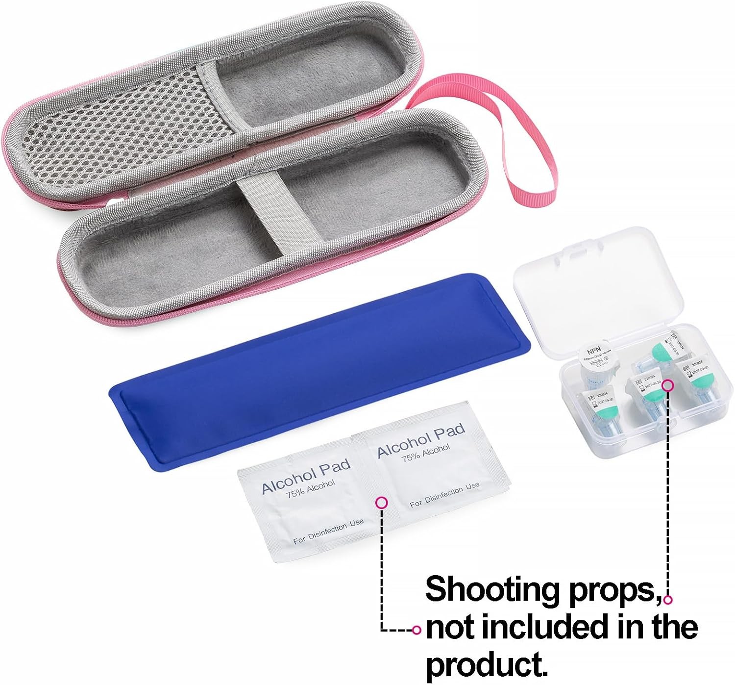 Insulin Cooler Travel Case, Portable Travail Pink