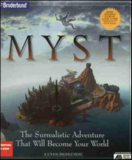 Myst 1 MAC CD puzzle solving adventure pages mystery explore island world game