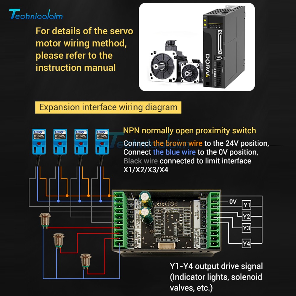SMC05 Stepper Servo Motor Pulse Controller with Forward/Reverse Speed Control