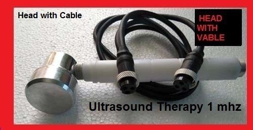 Ultrasound Therapy 1 MHz Transducer Head with Cable 3 Pin Wand for Ultrasound 33