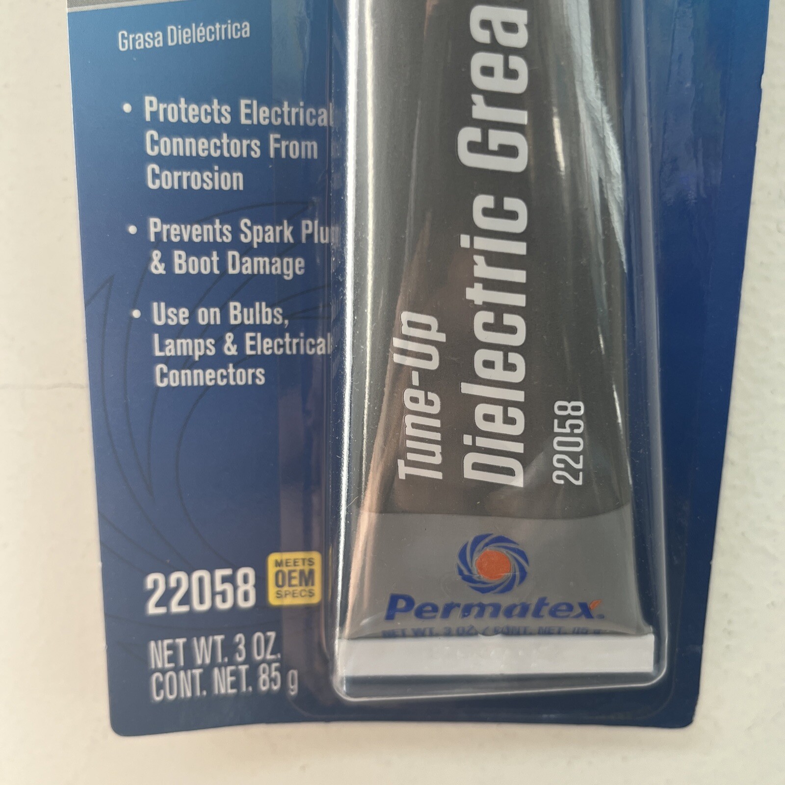 Permatex 22058 Dielectric Tune-Up Grease tube WATER CORROSION RESISTANT