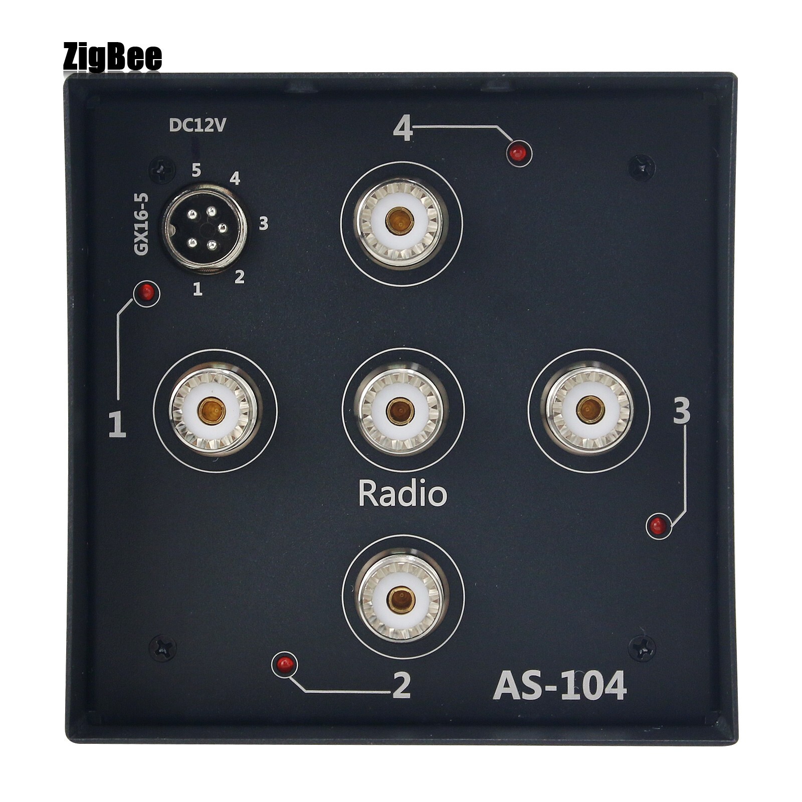 AS104 Automatic HF Shortwave Antenna Switcher with AC104N Web Remote Control