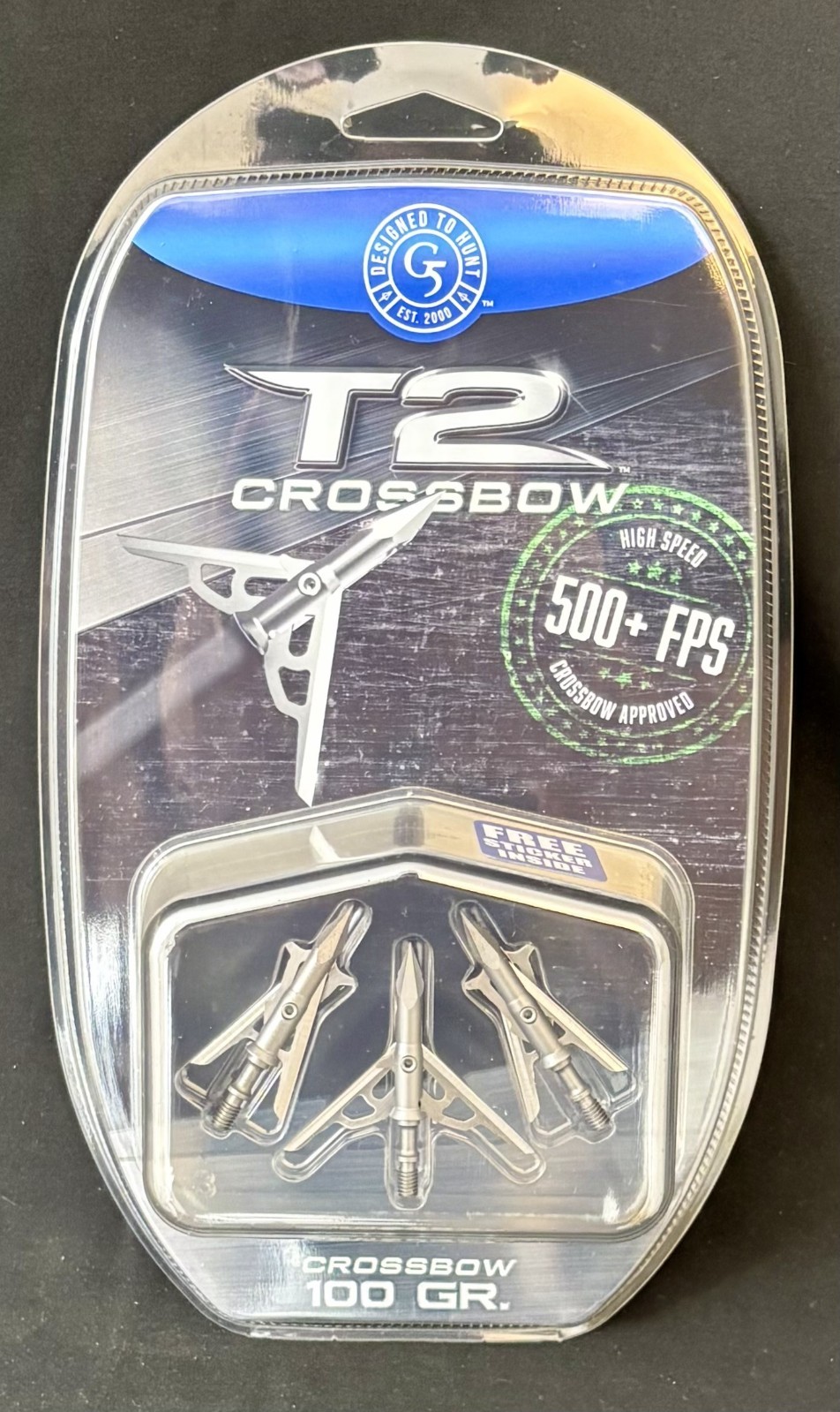 G5 T2 Crossbow Broadheads 100 Grain New