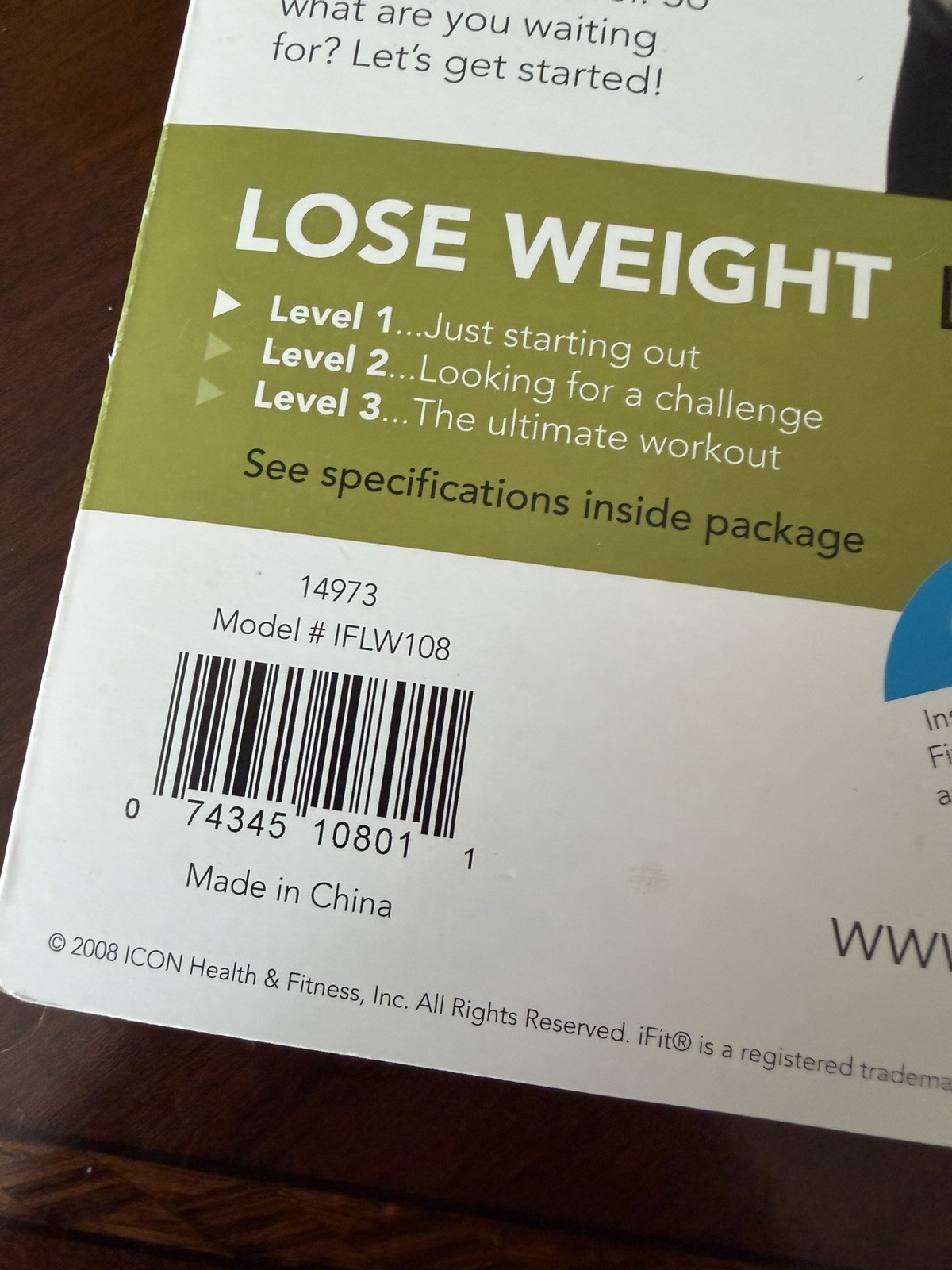 iFit Get Fit With Jillian Michaels Level 1 SD Card 8- Week Program