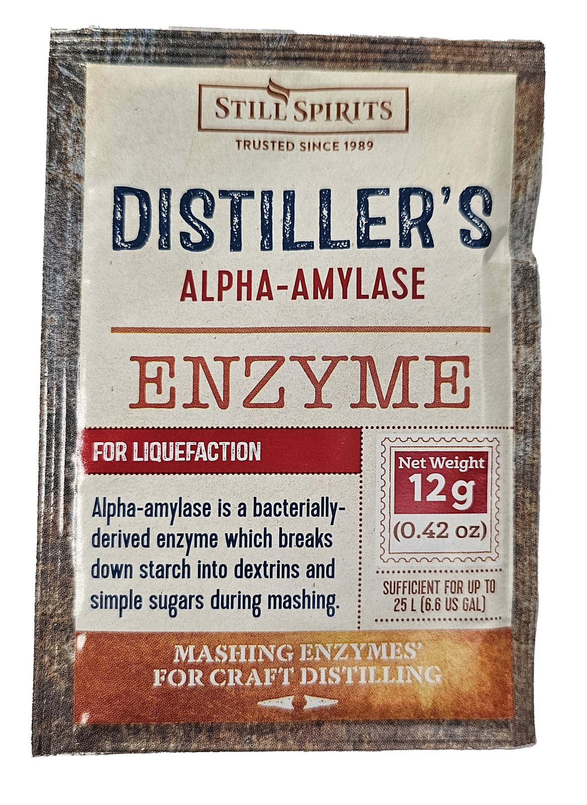 Still Spirits Distiller's Enzyme Alpha-Amylase 12 gram