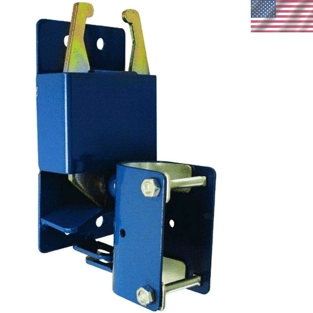 Genuine Two-Way Lockable Gate Latch - Blue Alloy Steel, Easy Single-Hand Use