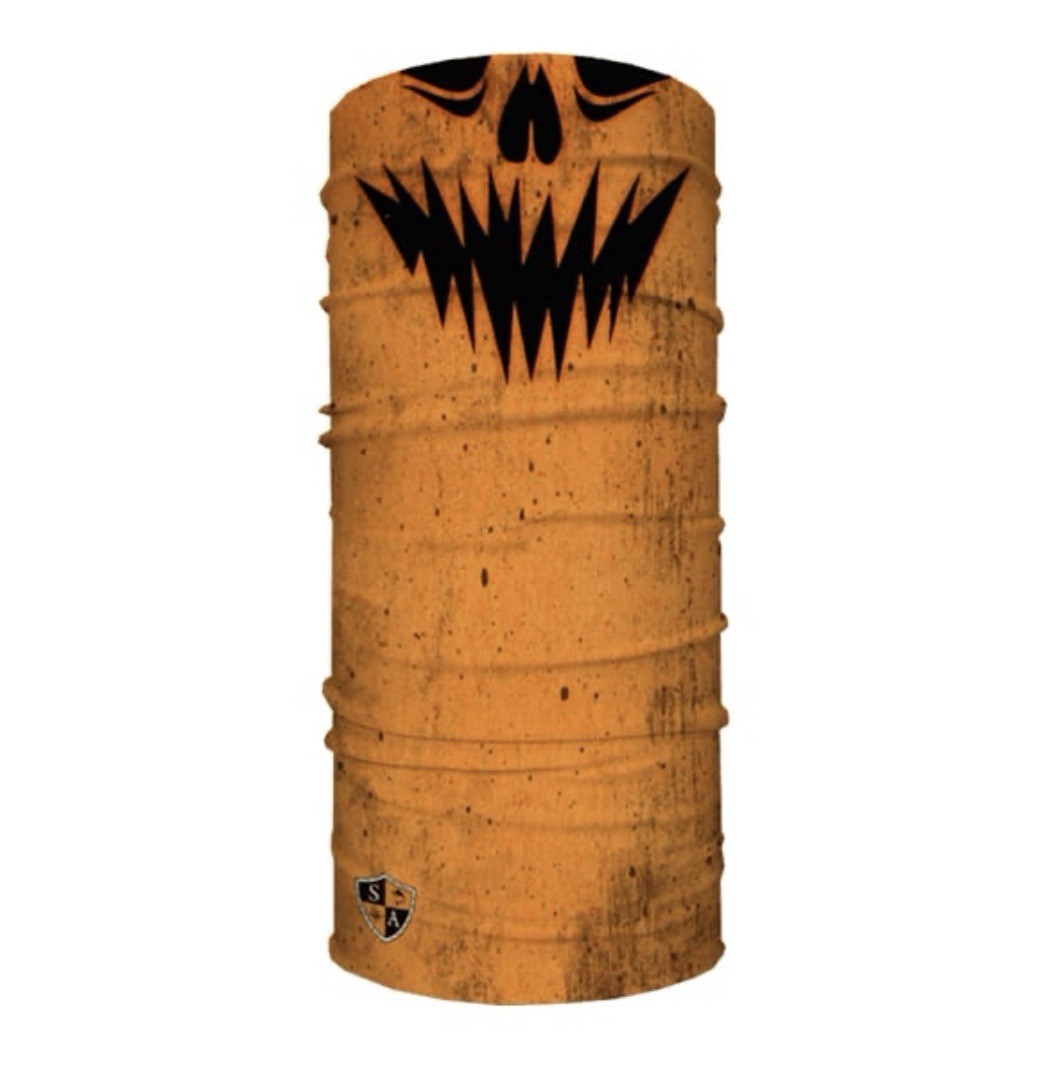 Get 2. Salt Armour Fishing Shield / Mask. 2 Double Sided Pumpkin Face