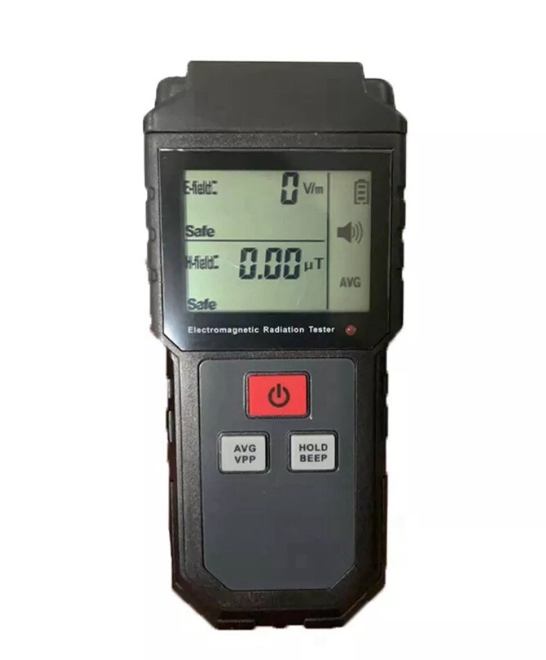 Digital LCD EMF Meter Electromagnetic Radiation Detector Tester Geiger Counter