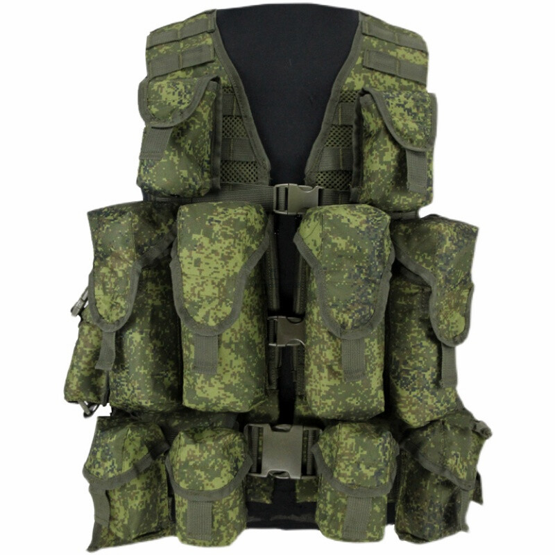 Russian A Set 6SH117 Combat Gear Army Replica Tactical Vest Molle with Bag In US