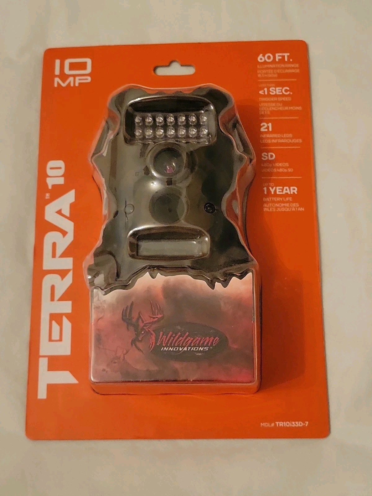 Wildgame Innovations Terra10 10MP Game Camera TR10i33D 7 NIB