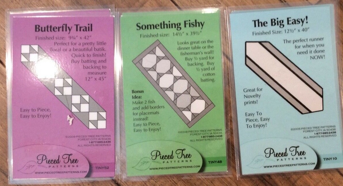 THE PIECED TREE PATTERNS- 3 CHOICES