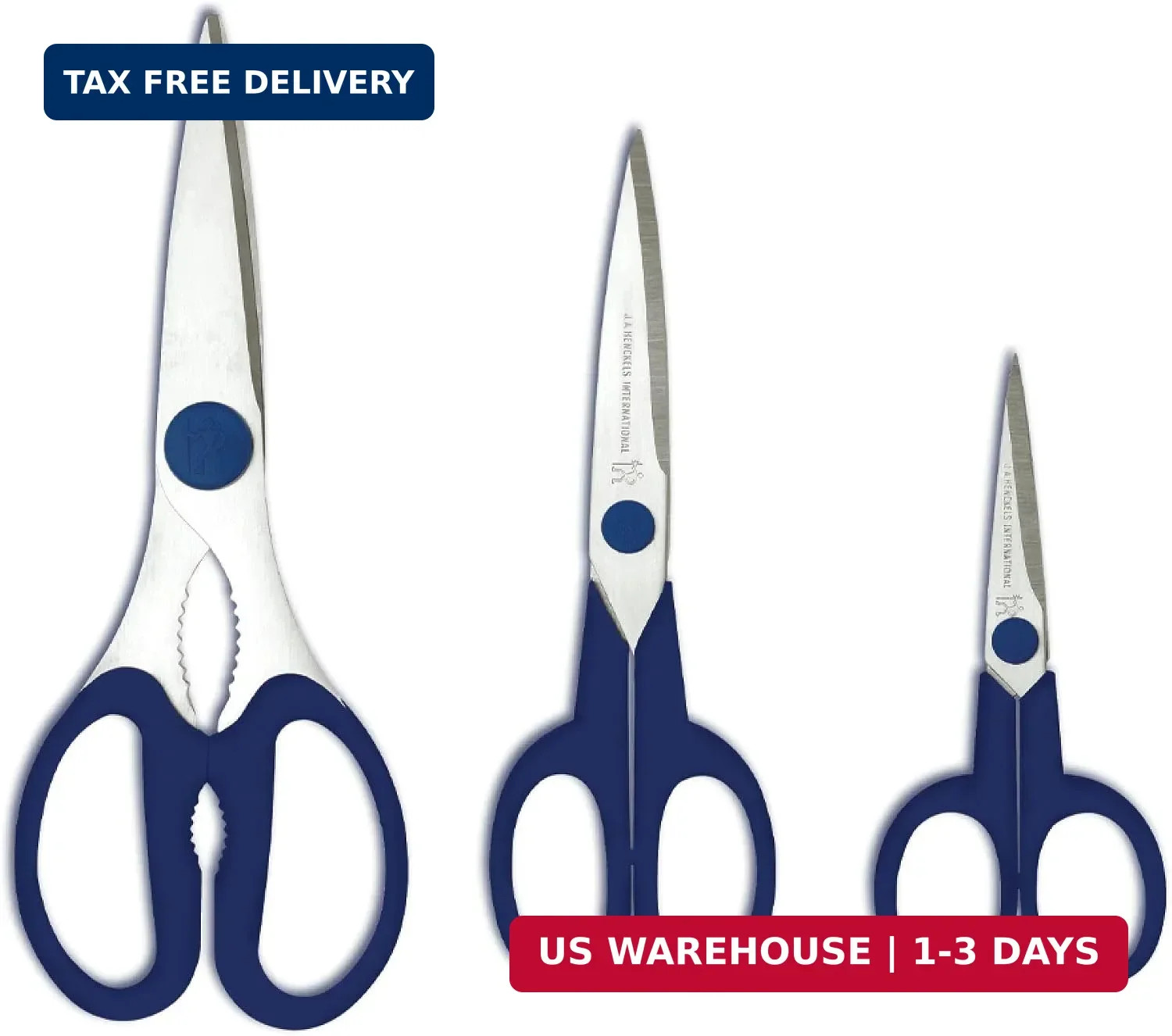 HENCKELS 3-Piece Multi-Purpose Scissors Set