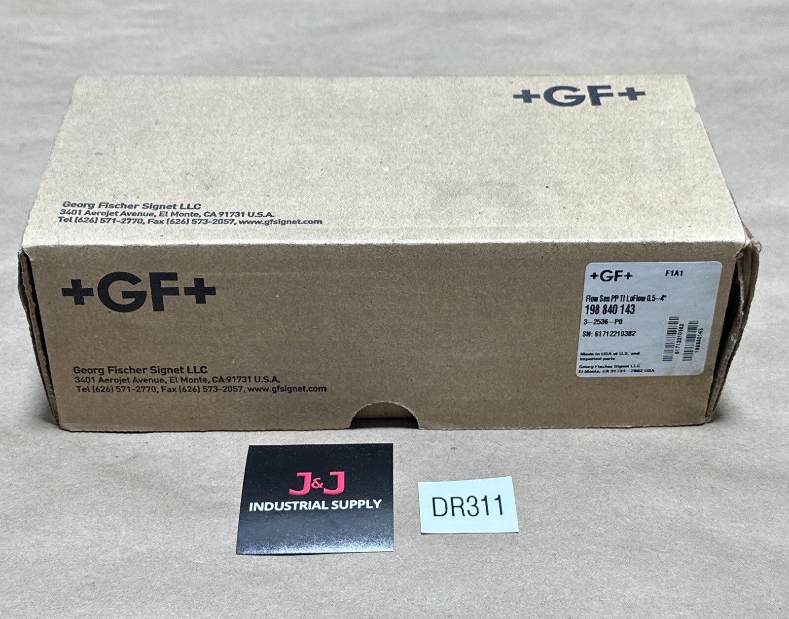 NEW - Georg Fischer Signet 198840143 Paddlewheel Flow Sensor LoFlow 0.5-4” 🇺🇸