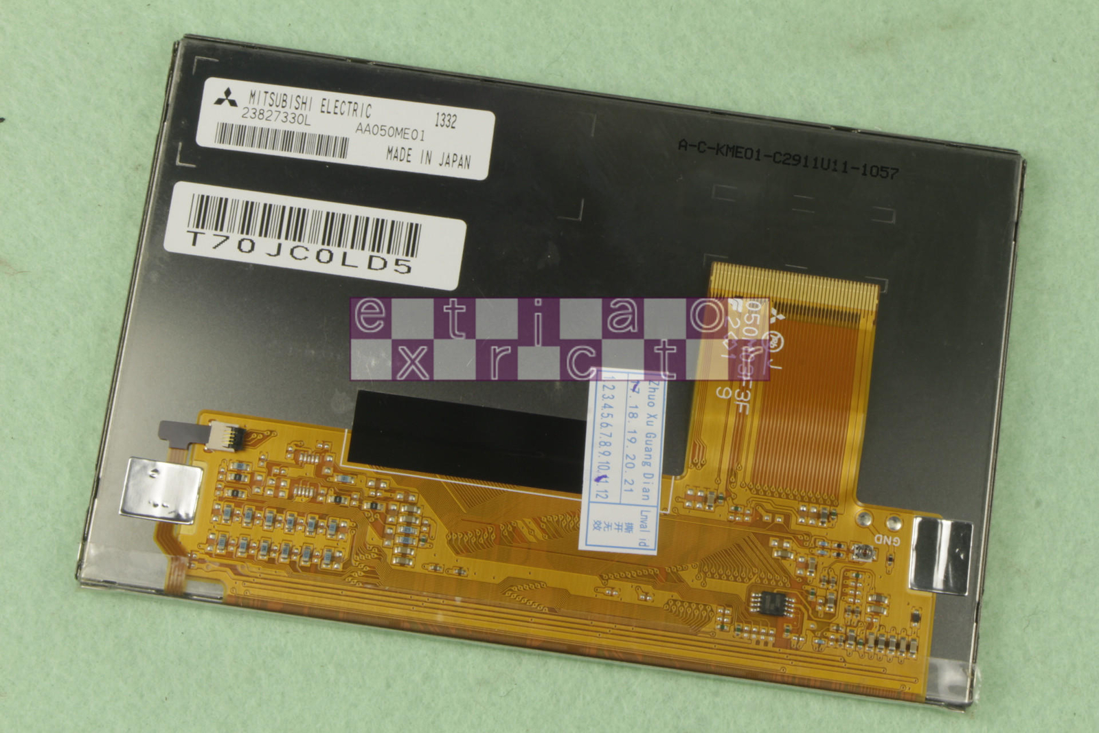 1PCS Mitsubishi AA050ME01 5.0" 800×480 Resolution LCD Screen Panel Free delivery