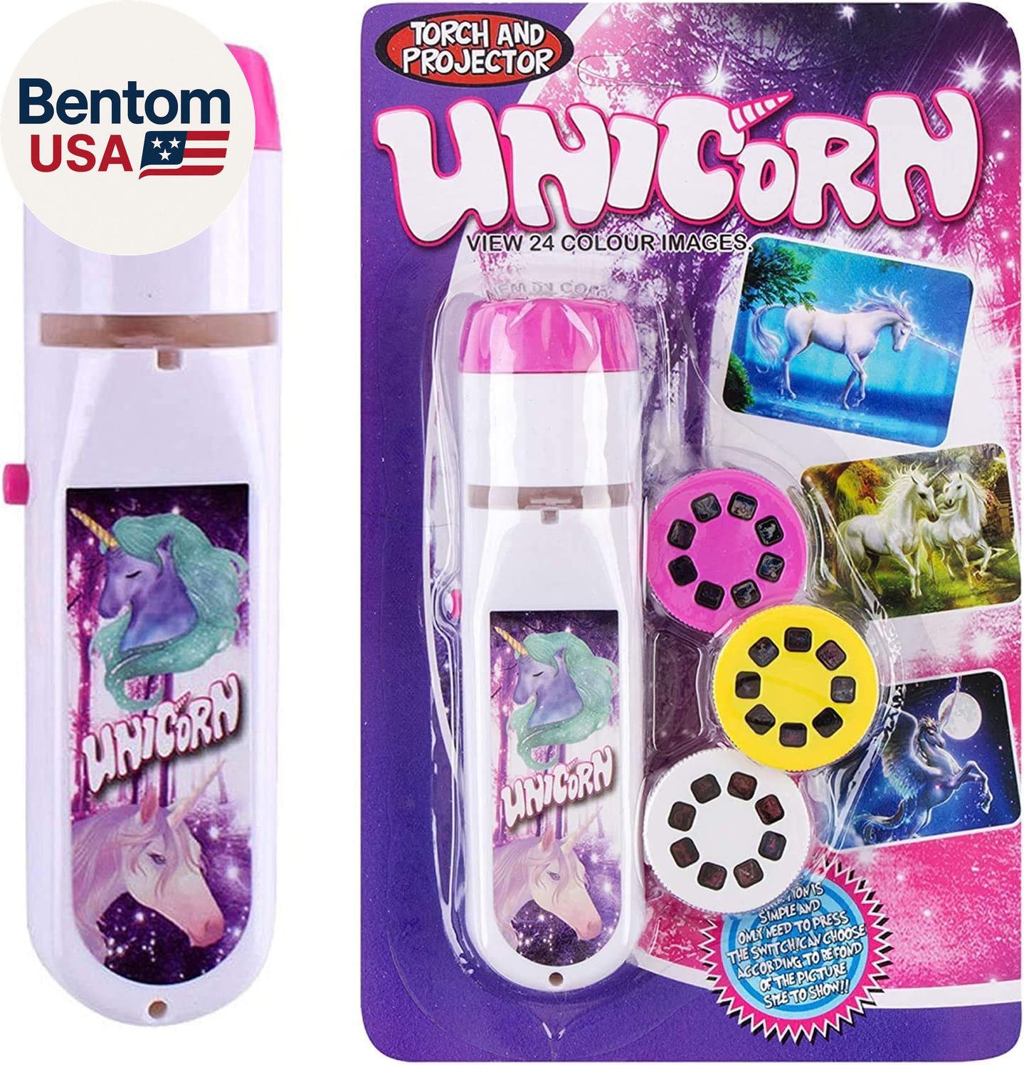 Children Projector Toys Educational Science Set Wall Ceiling Tent Torch Flashlig
